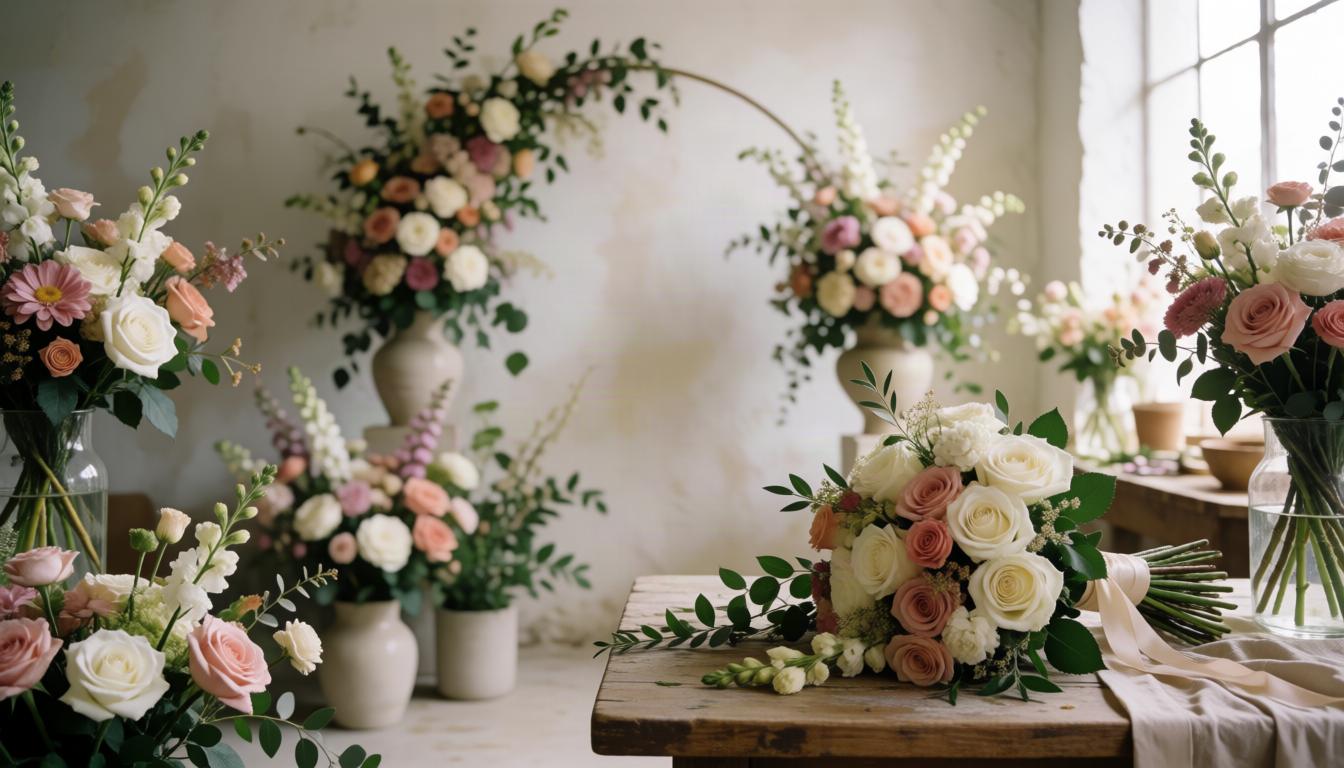Flores para bodas con carácter y armonía